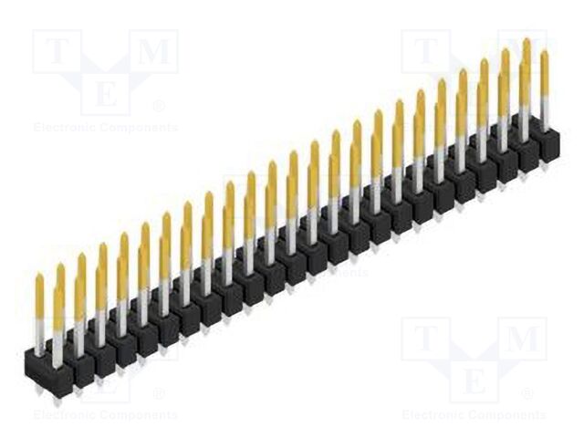 Connector: pin strips; pin header; male; PIN: 48; 2.54mm; THT; 2x24
