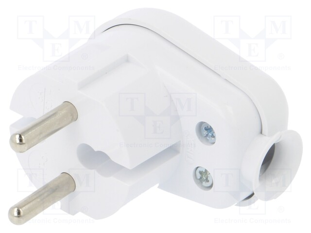 Connector: AC supply; plug; Layout: 2P; Type: round,Uni-Schuko