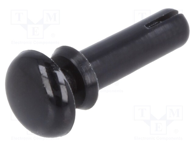 Rivet; polyamide; L.rivet: 10mm; Panel cutout diam: 3.1mm; UL94HB