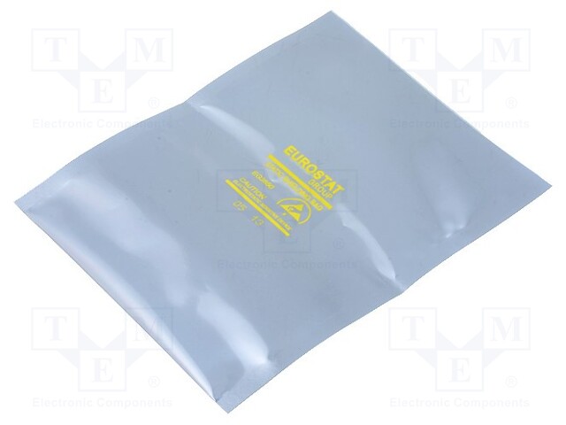 Protection bag; ESD; L: 152mm; W: 102mm; Thk: 76um; IEC 61340-5-1