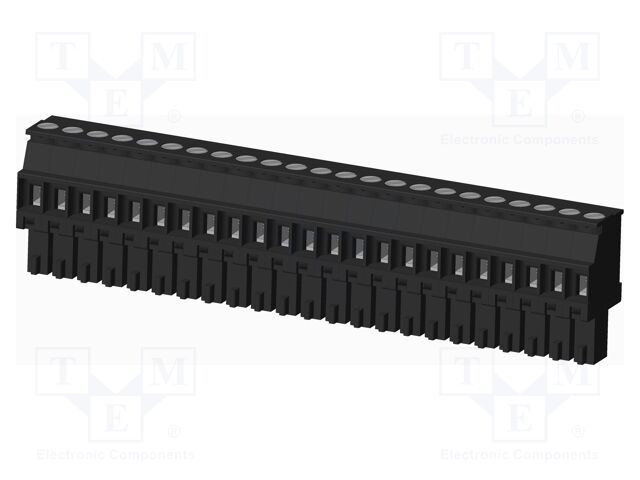 Connector: pluggable terminal block; plug; female; angled 90°