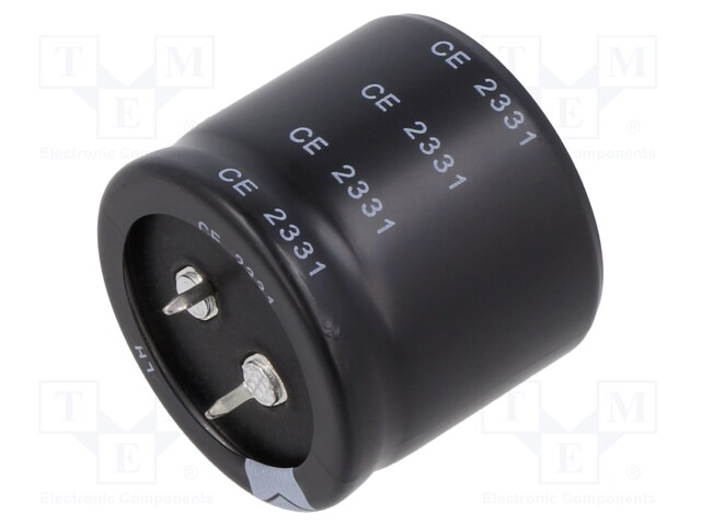 Capacitor: electrolytic; SNAP-IN; 330uF; 450VDC; Ø30x40mm; ±20%