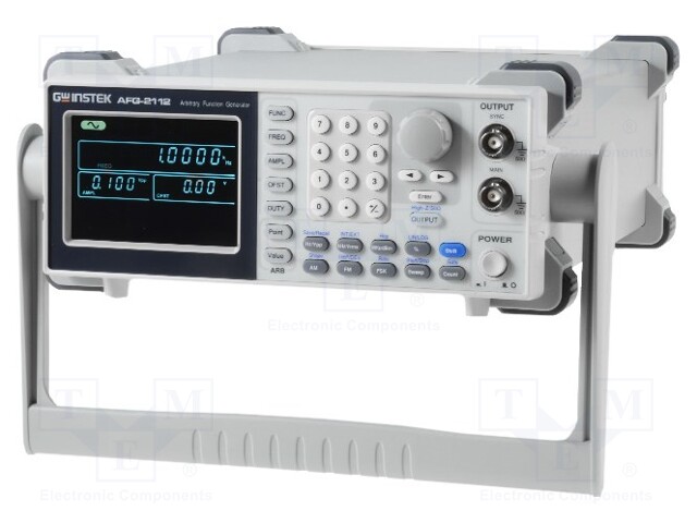 Generator: function; LCD 3,5"; Channels: 1; f range: 5÷150MHz