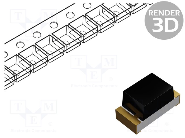 Phototransistor; Dim: 1.6x0.8x0.8mm; λp max: 940nm; 30V; 70mW