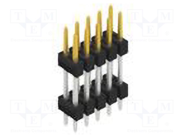 Connector: pin strips; pin header; male; PIN: 10; 2.54mm; THT; 2x5