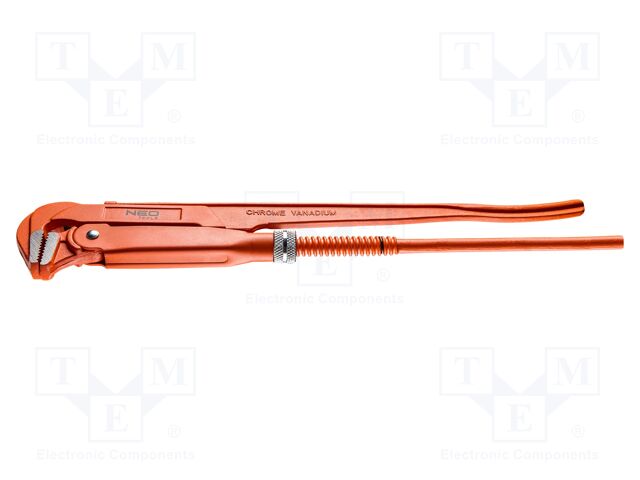 Wrench; adjustable; 1.5"; Max jaw capacity: 55mm; L: 425mm; 90°