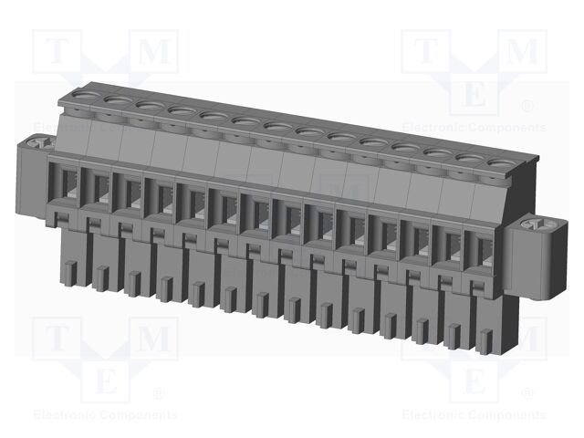 Connector: pluggable terminal block; plug; female; angled 90°