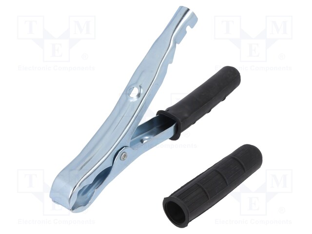 Crocodile clip; 120A; Grip capac: max.30mm; Overall len: 195mm