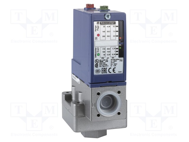 Module: pressure switch; -1bar÷-140mbar,-870÷-10mbar; G 1/4"