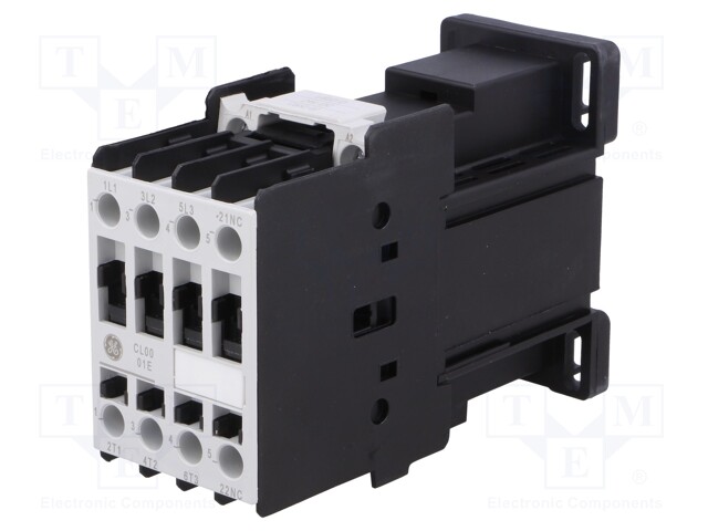 Contactor: 3-pole; NO x3; Auxiliary contacts: NC; 24VDC; 9A; CL