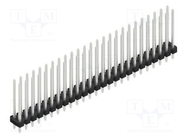 Connector: pin strips; pin header; male; PIN: 50; 2.54mm; THT; 2x25