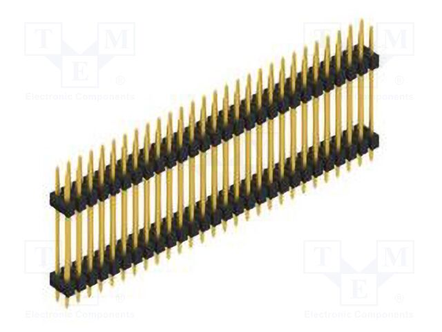 Connector: pin strips; pin header; male; PIN: 56; 2.54mm; THT; 2x28