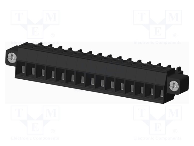 Connector: pluggable terminal block; plug; female; straight; 300V