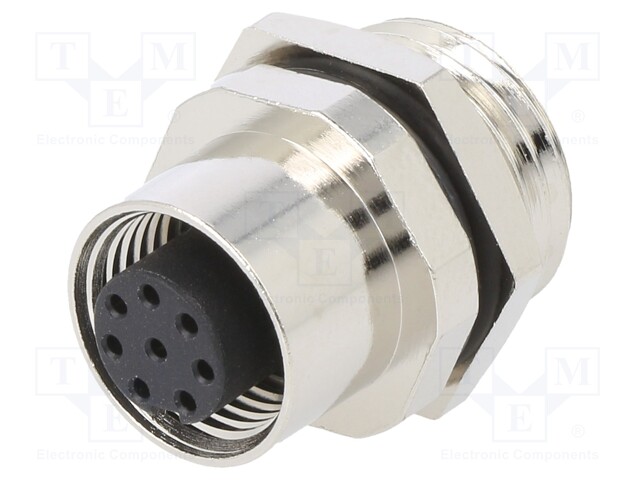 Socket; M12; PIN: 8; female; A code-DeviceNet / CANopen; THT; IPX7