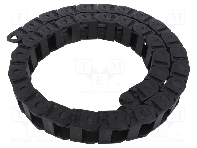 Cable chain; Series: 10; Bend.rad: 100mm; L: 1006mm; Int.width: 25mm