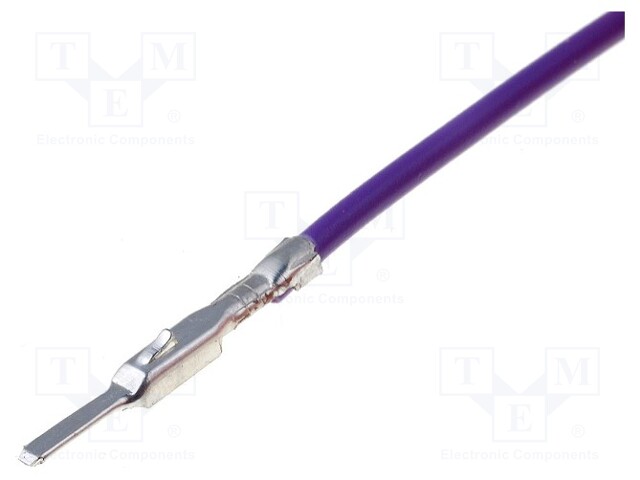 Pin fitted with wire; Mini ISO; Works with: 331444,331450; 135mm