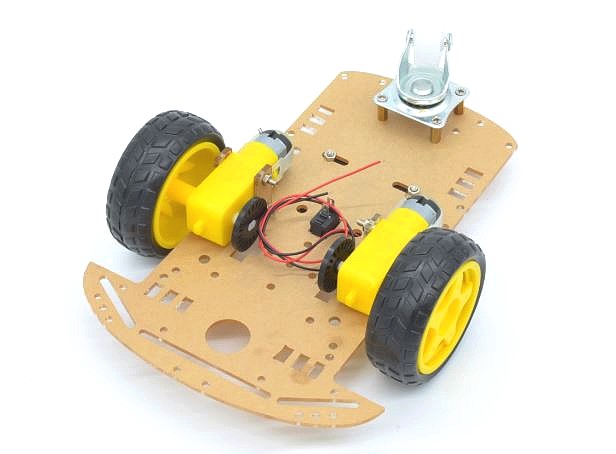Wheeled chassis; 2WD; 4.5÷6VDC; Mot.qty: 2; Trans: 48: 1; 60mA 
