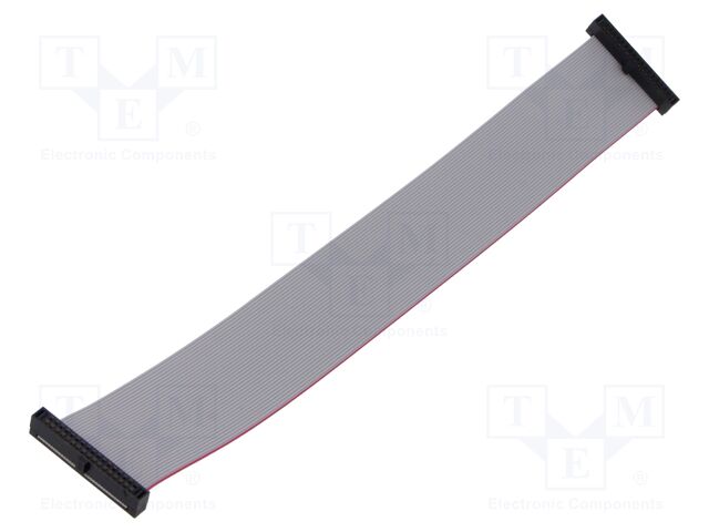 Ribbon cable with IDC connectors; Tape ph: 0.64mm; 177.8mm