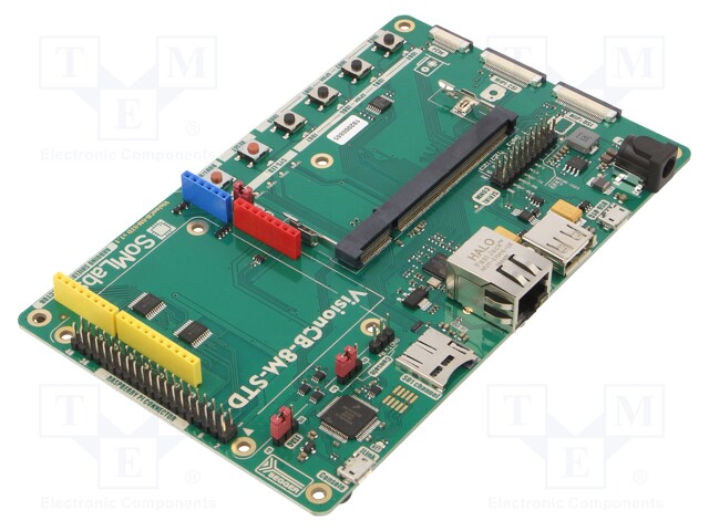 Dev.kit: ARM NXP; 9÷12VDC; 0÷70°C; No.of butt: 6; 160x100x18mm