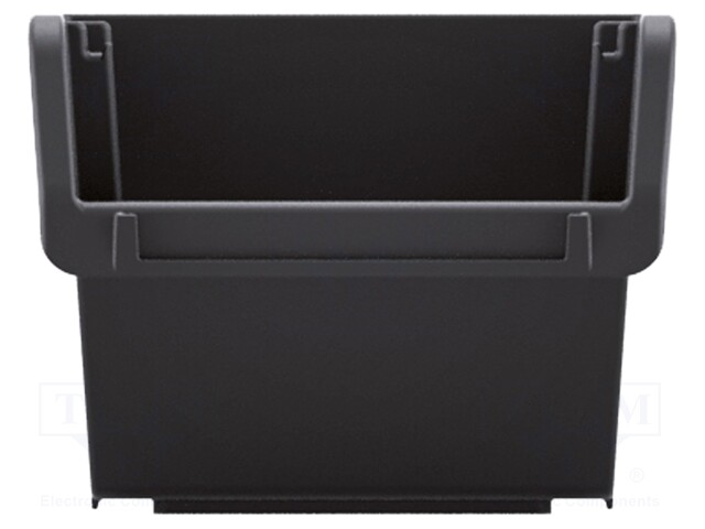 Container: cuvette; black; 490x298x210mm; TRUCK; BINEER