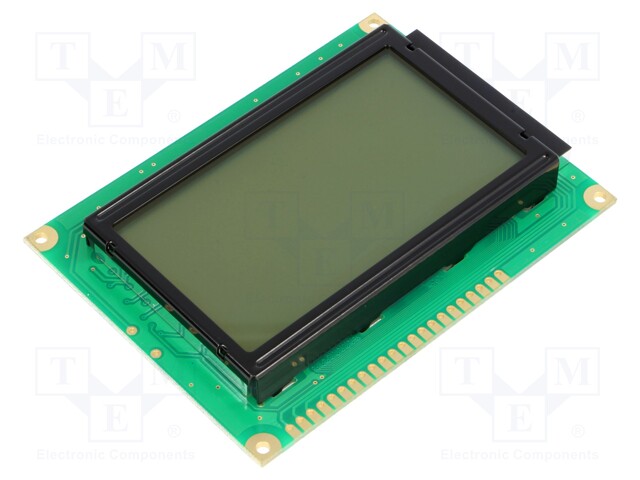 Display: LCD; graphical; 128x64; FSTN Positive; gray; 93x70x13.6mm