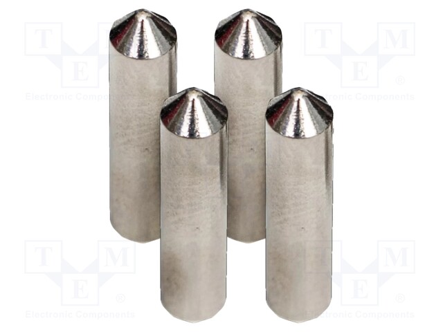 Kit of test probes; silver; Kit: backprobe pins x4