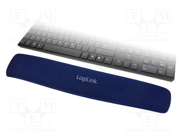 Gel keyboard pad; blue