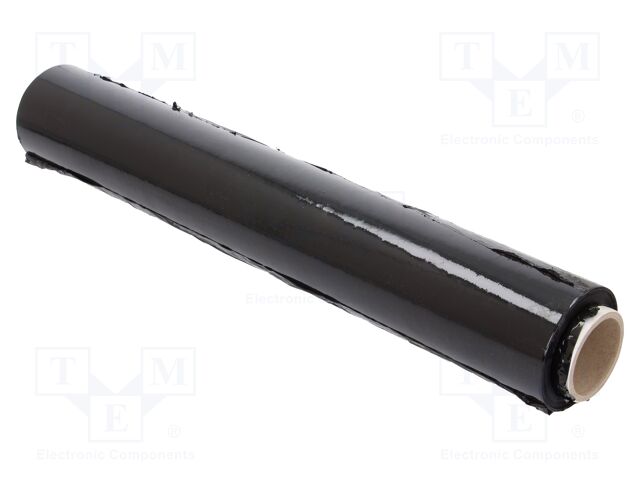 Stretch film; Width: 0.5m; Thick: 23um; Colour: black