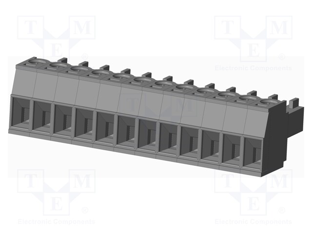 Connector: pluggable terminal block; plug; female; straight; grey