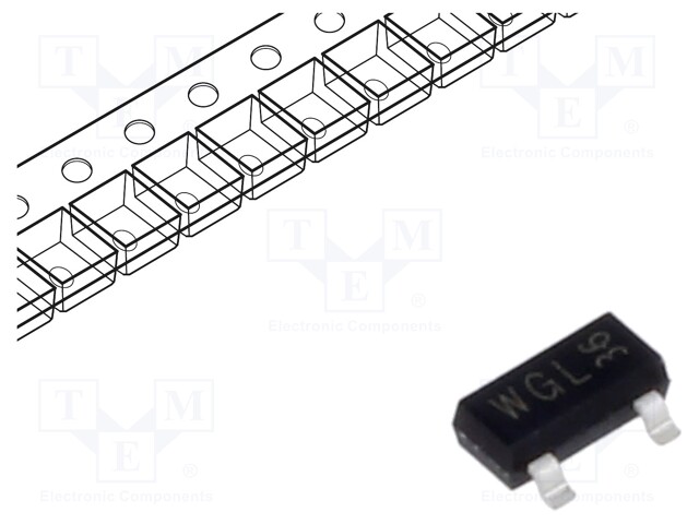 Diode: TVS array; 25.5÷35.5V; 2.6A; SOT23; Ch: 2