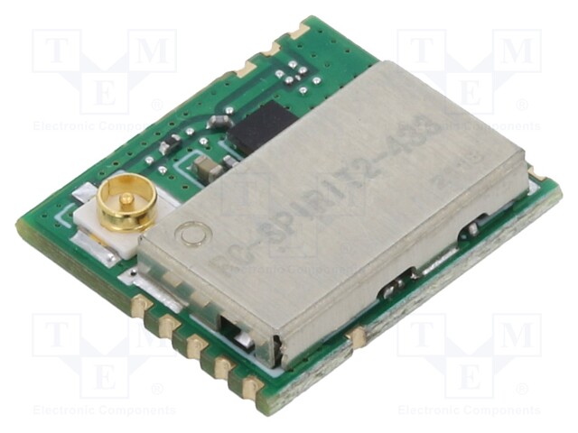 Module: RF; RF transceiver; ASK,FSK,GFSK; 433.92MHz; GPIO,SPI