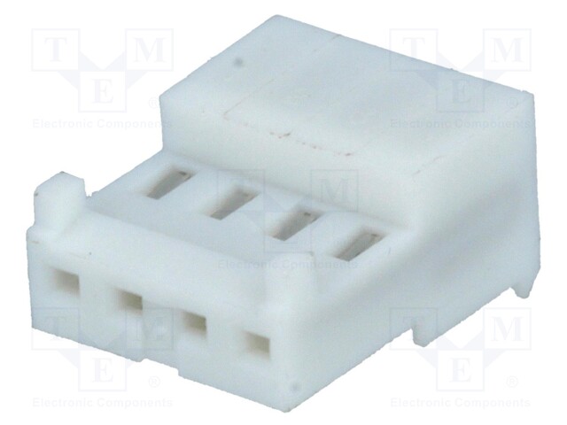 Plug; wire-board; female; PIN: 4; polarized; 2.54mm; IDC; for cable