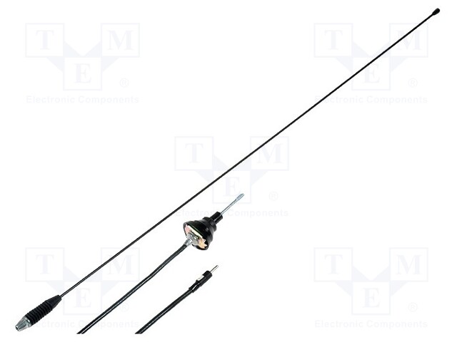 Antenna; mast; 0.76m; AM,FM; 1.3m; Rod inclination: regulated