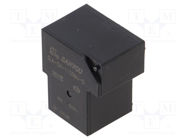 Relay: electromagnetic; SPST-NO; Ucoil: 12VDC; 40A; Series: SLA-G