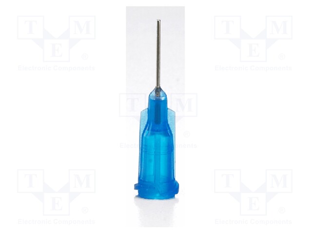 Needle: steel; 0.25"; Size: 22; straight; Mounting: Luer Lock