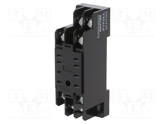 Socket; PIN: 8; 5A; 277VAC; DIN; screw terminals; Series: AM2C