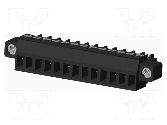 Connector: pluggable terminal block; plug; female; straight; 300V