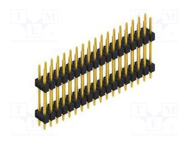 Connector: pin strips; pin header; male; PIN: 36; 2.54mm; THT; 2x18
