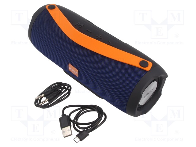 Speaker; black,blue,orange; Bluetooth 4.0 EDR; 120Hz÷20kHz; 10m