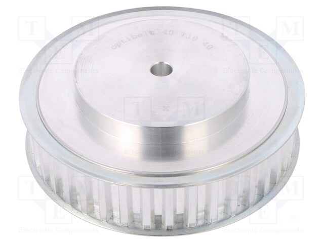 Belt pulley; T10; W: 25mm; whell width: 40mm; Ø: 125.45mm; aluminium