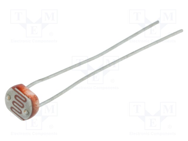 Photoresistor; 100mW; 30÷90kΩ; 560nm; Mounting: THT; 150VDC