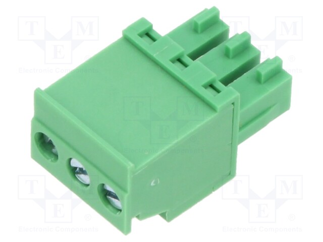 Connector: pluggable terminal block; plug; female; angled 90°