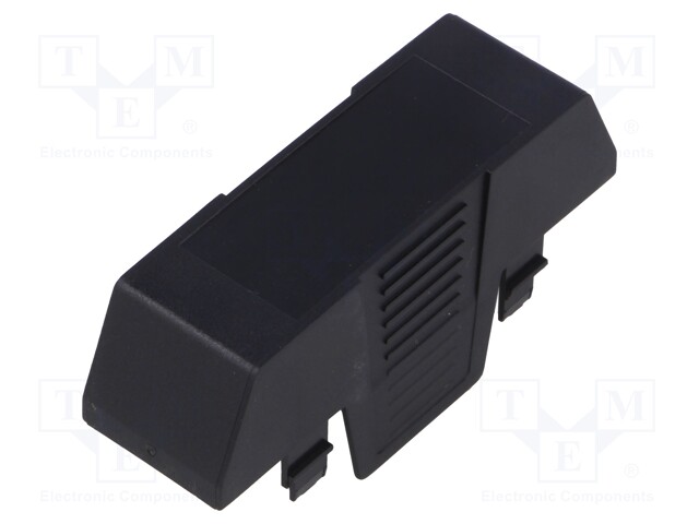 Cover; for enclosures; UL94HB; Series: EH 22,5; Mat: ABS; black