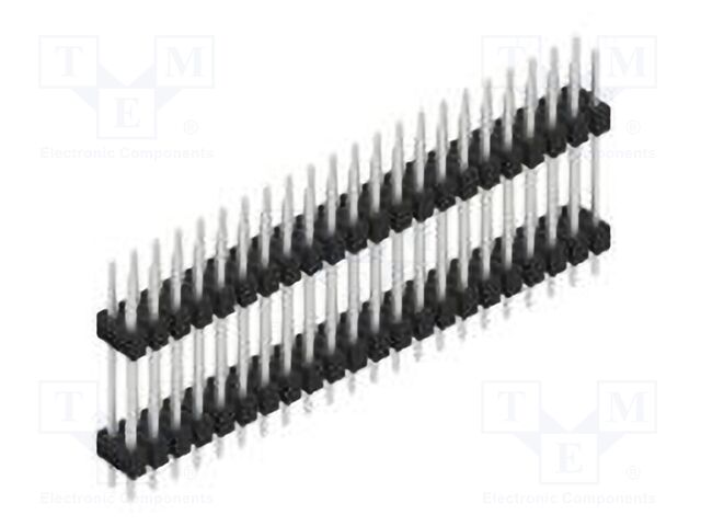 Connector: pin strips; pin header; male; PIN: 44; 2.54mm; THT; 2x22