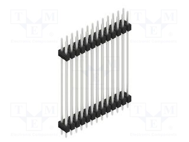 Connector: pin strips; pin header; male; PIN: 26; 2.54mm; THT; 2x13