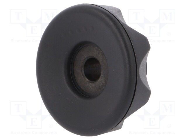 Knob; Dia: 70mm; H: 35mm; technopolymer (PA); black