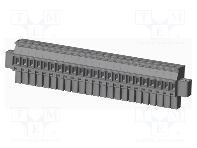 Connector: pluggable terminal block; plug; female; angled 90°