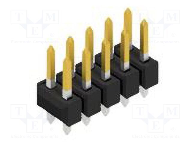 Connector: pin strips; pin header; male; PIN: 10; 2.54mm; THT; 2x5