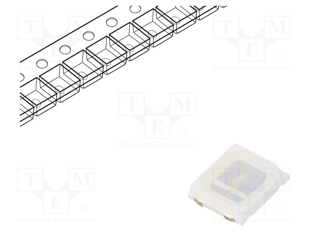 LED; 2835; 120°; flat; 2.8x3.5x0.65mm; Pmax: 450mW; P opt: 112÷280mW