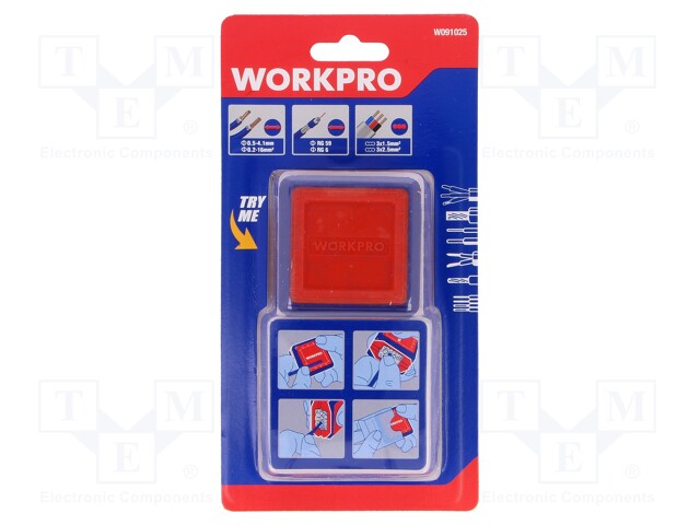 Stripping tool; Wire: round; 24AWG÷6AWG